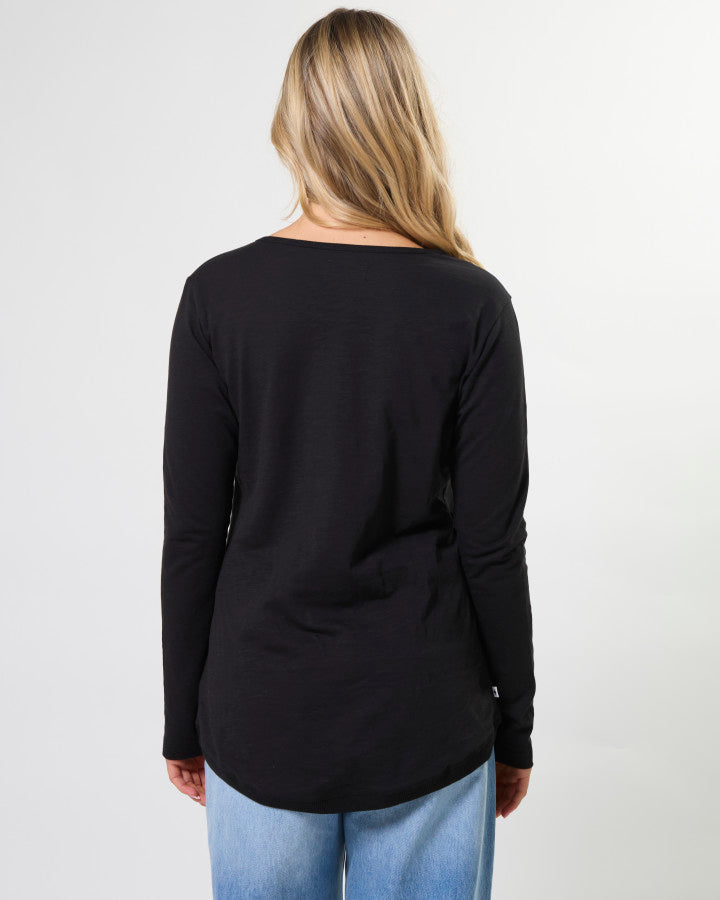 Parker Crew Top - Black
