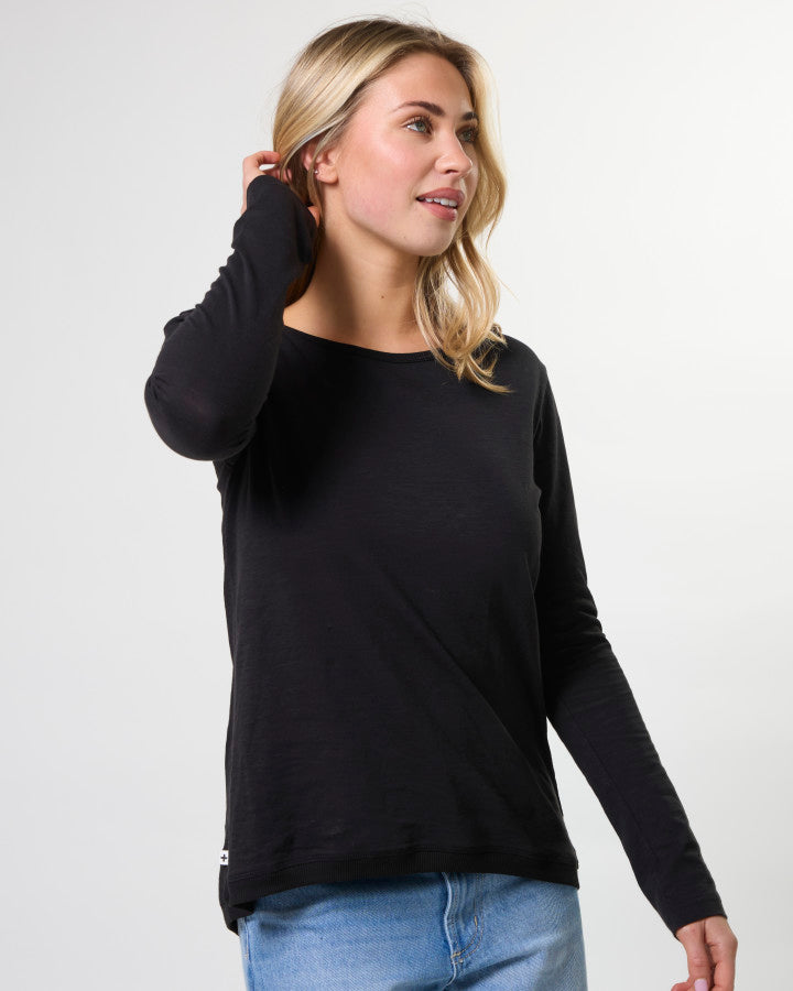 Parker Crew Top - Black
