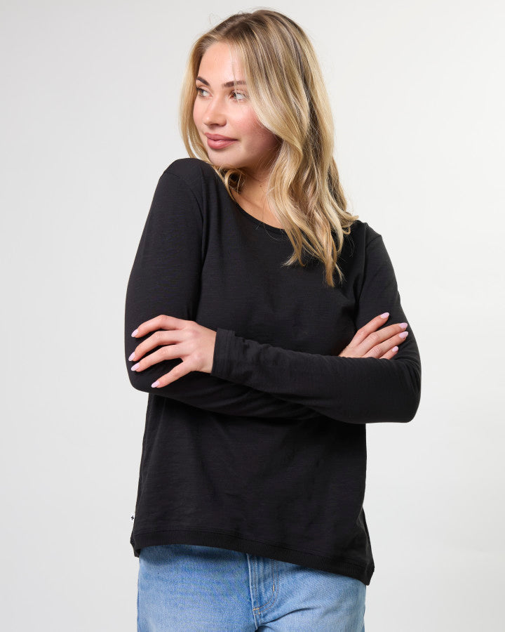 Parker Crew Top - Black