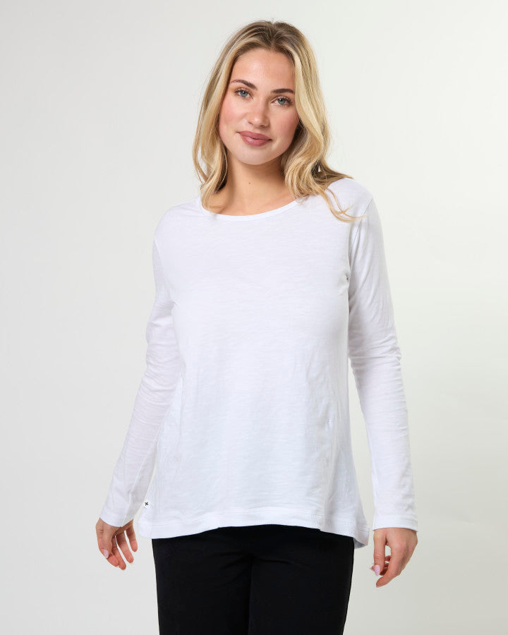 Parker Crew Top - White