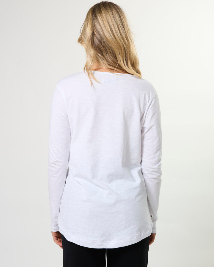 Parker Crew Top - White