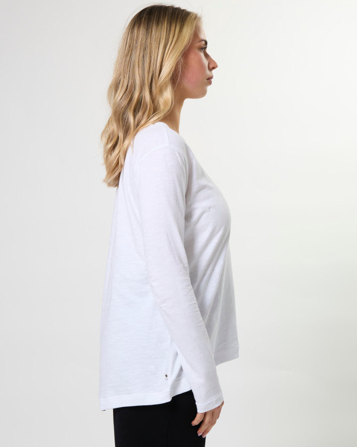 Parker Crew Top - White