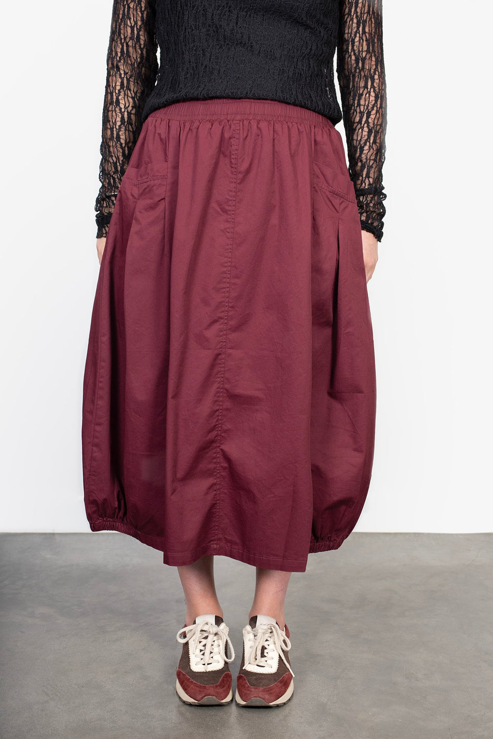 Cyrus Skirt - Deep Merlot