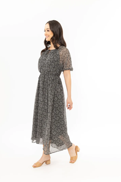 Champion Maxi Dress - Chiffon Paisley