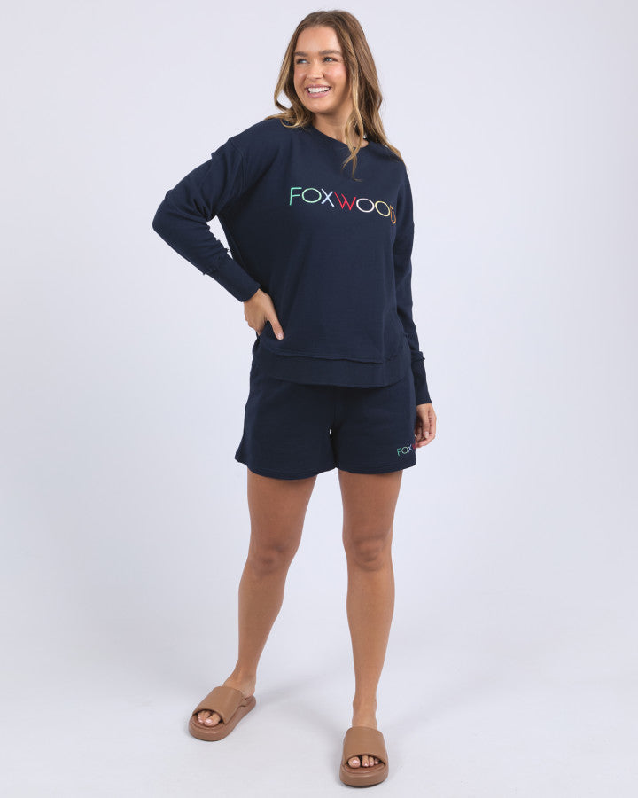 Simplified Crew - Navy Confetti