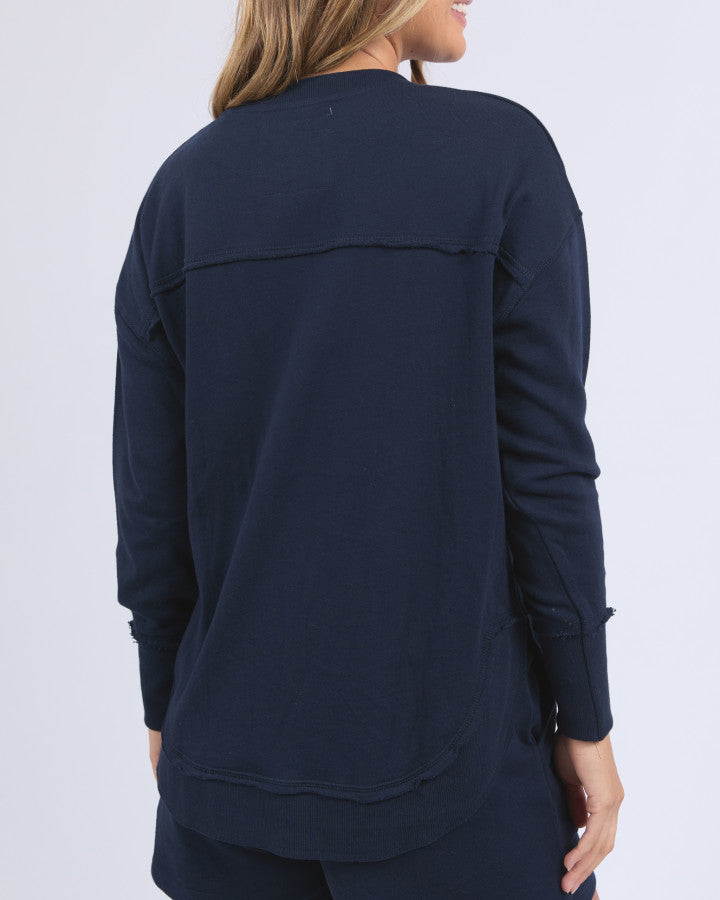 Simplified Crew - Navy Confetti