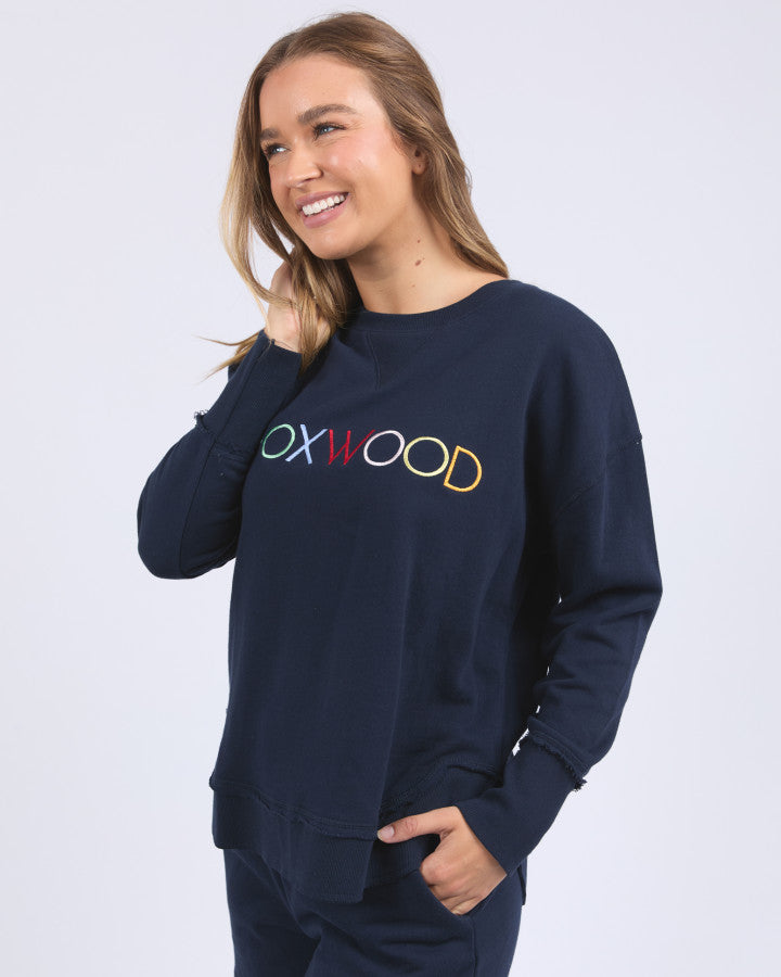 Simplified Crew - Navy Confetti