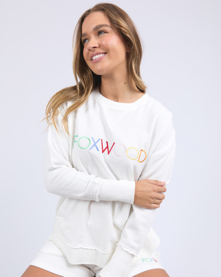 Simplified Confetti Crew - Vintage White