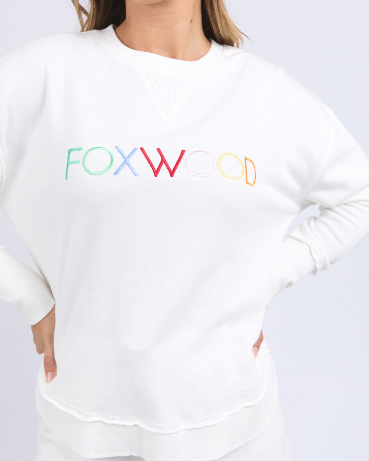 Simplified Confetti Crew - Vintage White