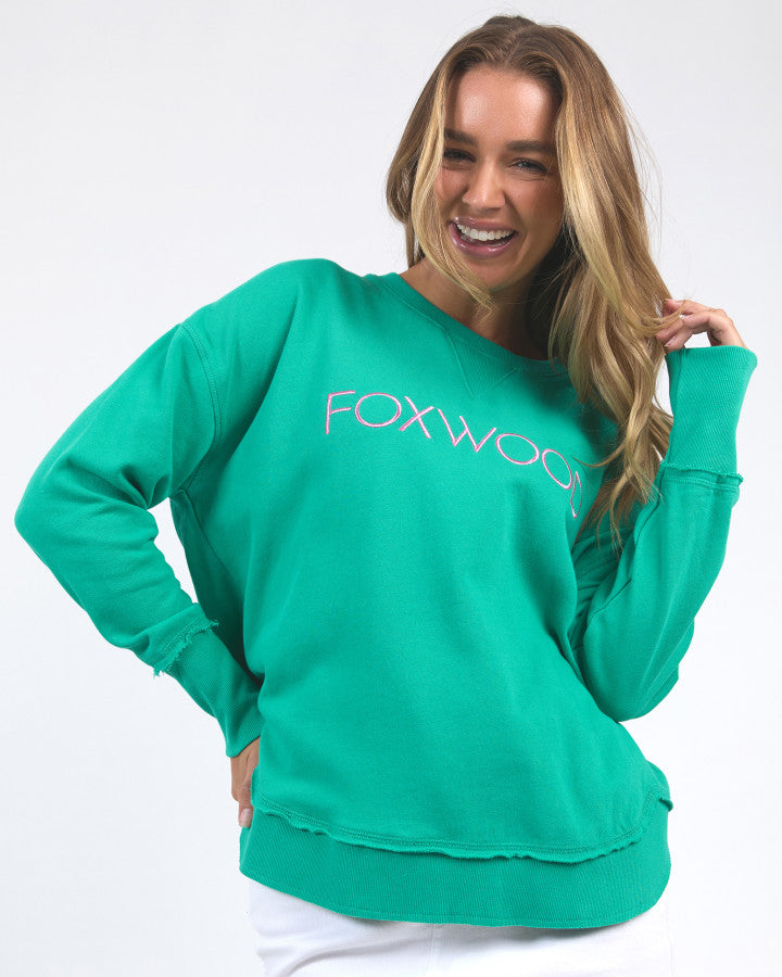 Simplified Crew - Green / Pink Signature