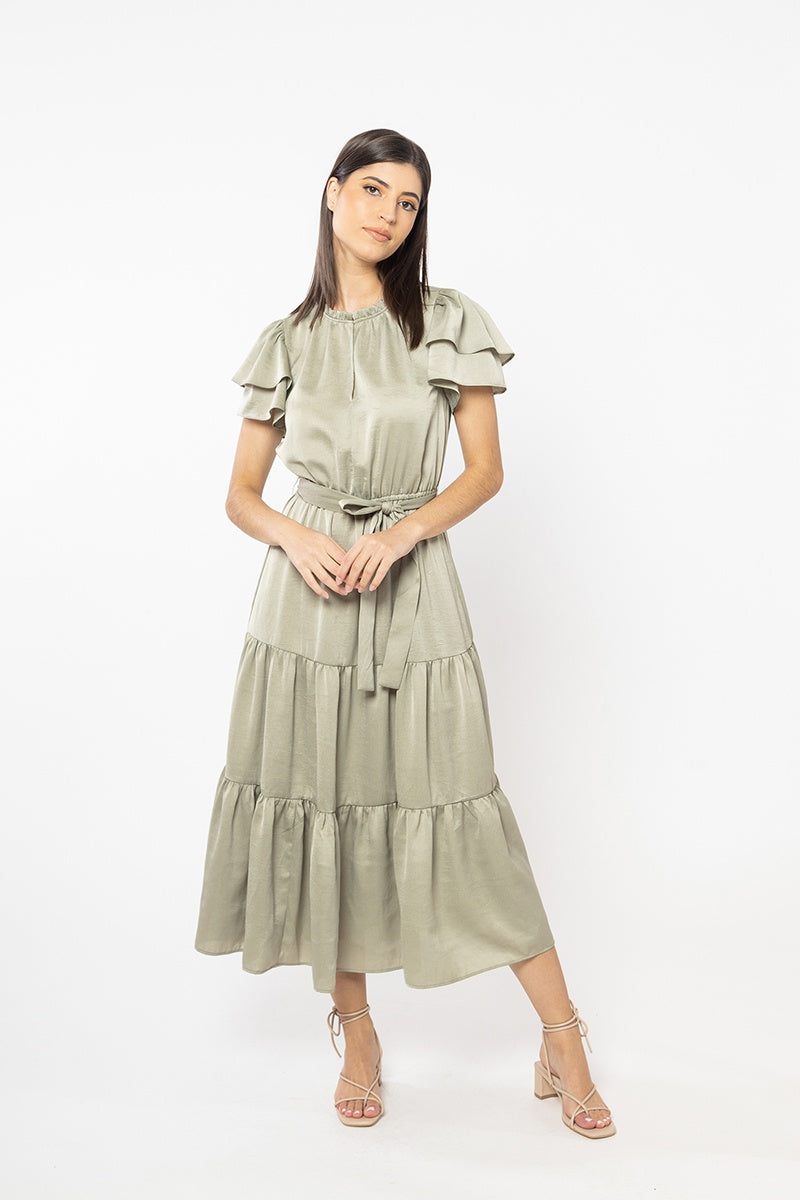 Cruise Maxi Dress - Sage Crinkle