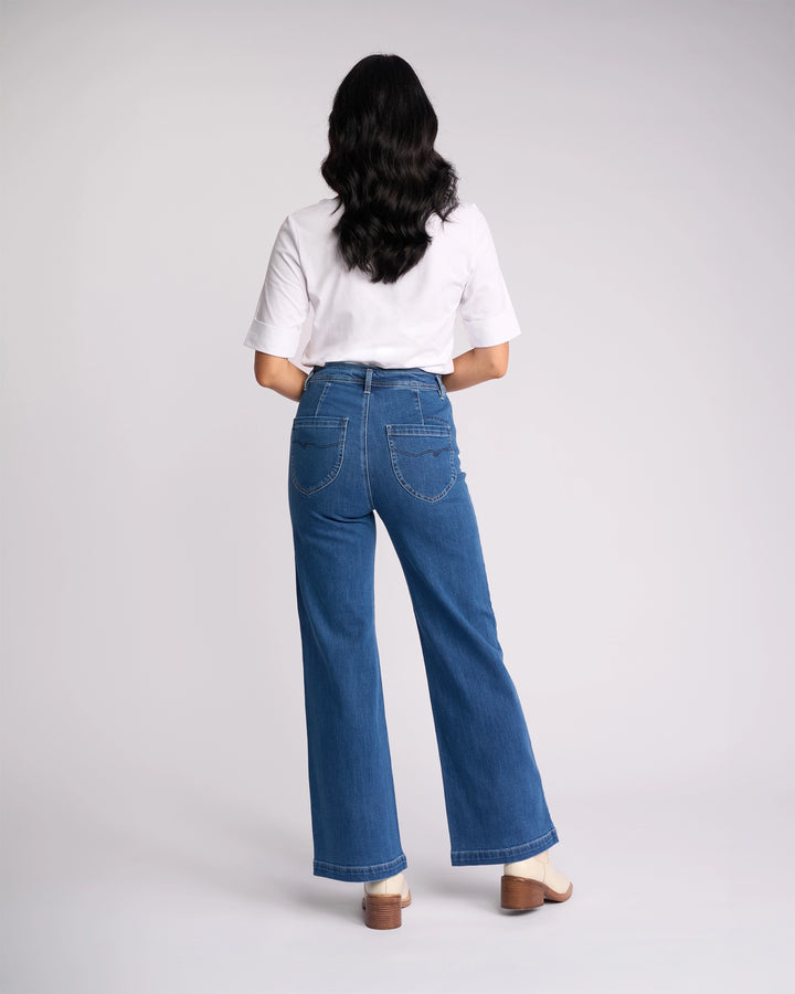 Peace Jean | Blue Wash Denim