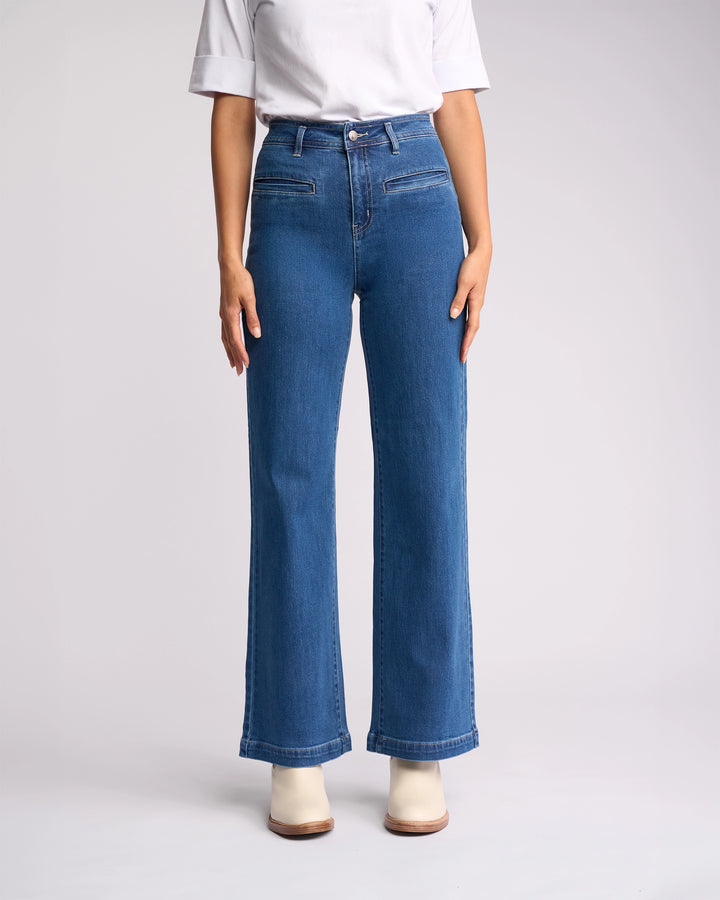 Peace Jean | Blue Wash Denim