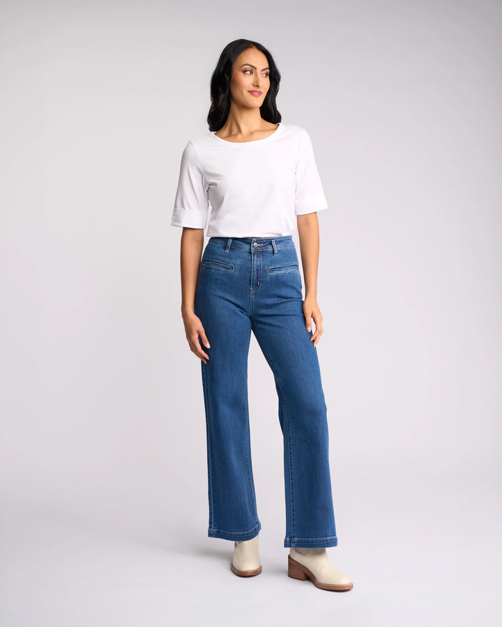 Peace Jean | Blue Wash Denim