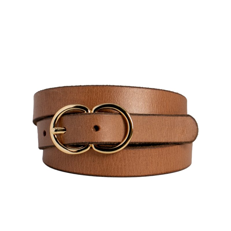 Brooke Leather Belt - Natural - Image 2