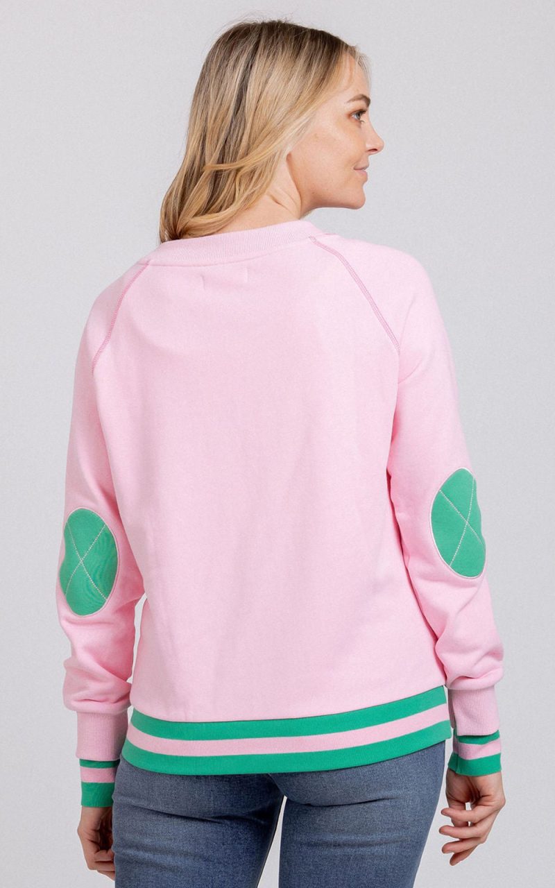 Contrast Sweater - Pink - Image 3