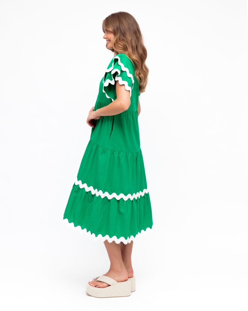 Melody Dress - Green - Image 2