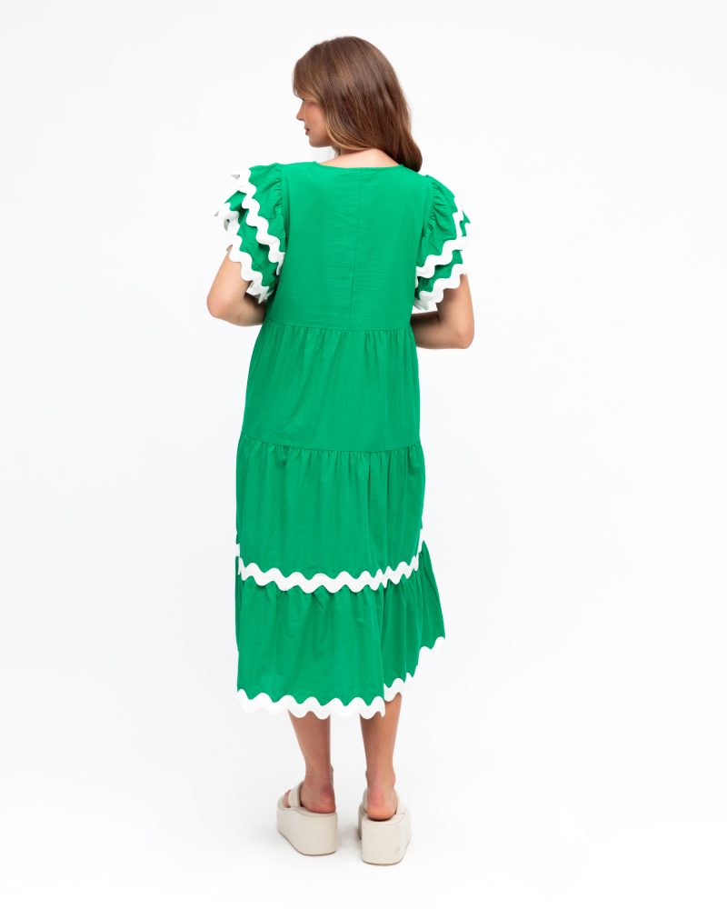 Melody Dress - Green - Image 3