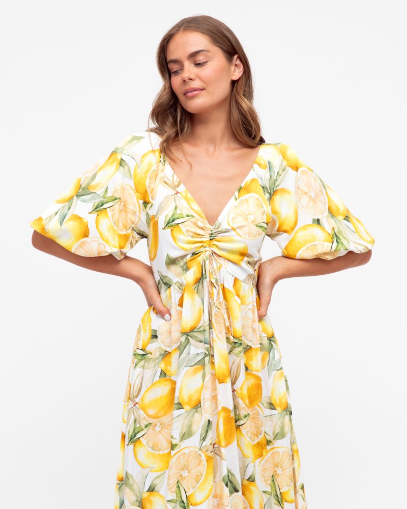 Lemon Maxi Dress