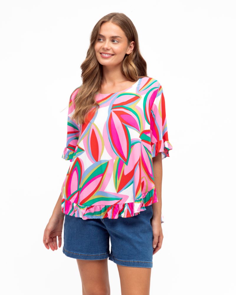 Zinnia Top - White Multi - Image 4